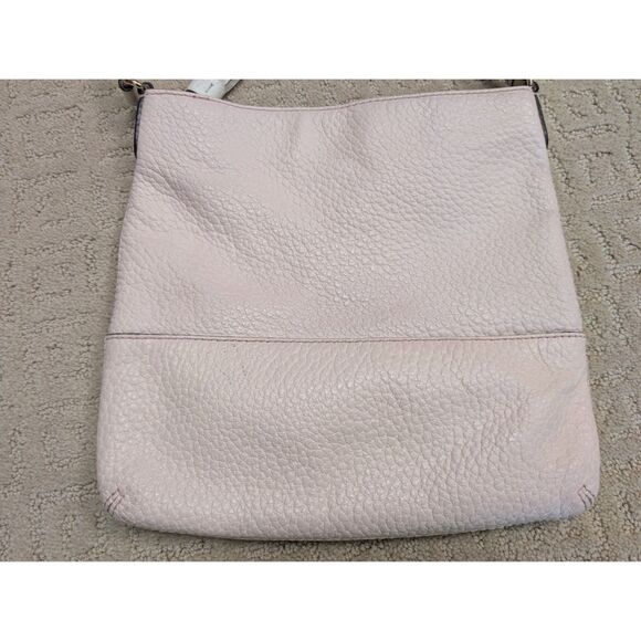 Kate Spade Crossbody Purse Light Pink Pebbled Leather with White Tassel - Picture 3 of 13